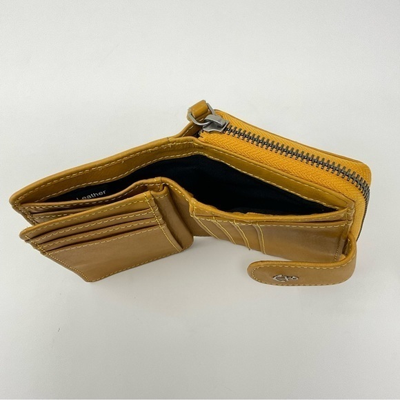 Harbor 2nd Isidora Flap Wallet Mustard Yellow - Picture 5 of 11